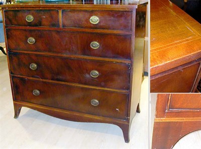 Lot 280 - Federal Style Inlaid Mahogany Chest of Drawers