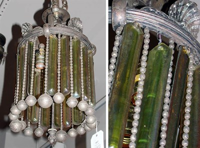 Lot 2537 - Tiffany Studios Favrile Glass and Bronze Three-...
