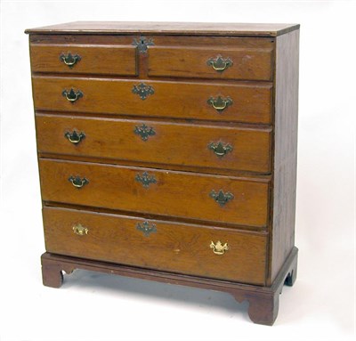 Lot 2203 - Pine Blanket Chest Over Drawers The...