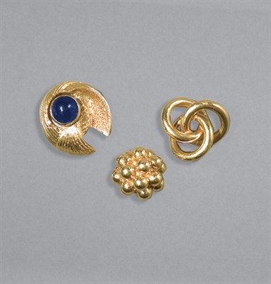 Lot 80 - Three Gold Tie Tacks