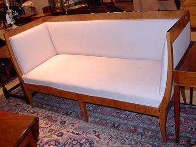 Lot 519 - Biedermeier Fruitwood Sofa