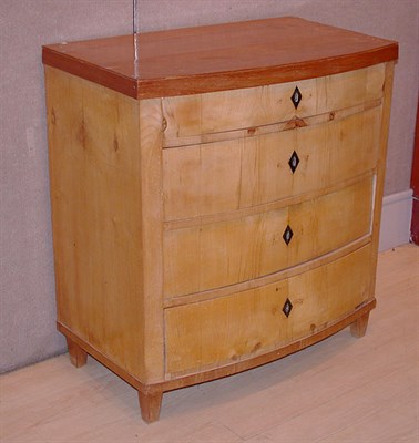Lot 454 - Biedermeier Style Fruitwood Commode
