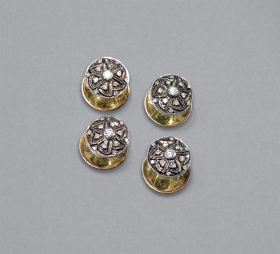 Lot 102 - Four Diamond Buttons
