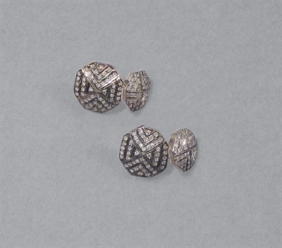 Lot 88 - Pair of Diamond Cufflinks