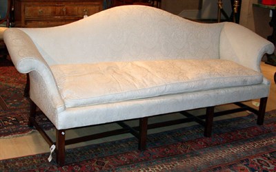 Lot 4383 - George III Mahogany Settee 18th Century The...