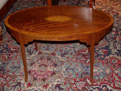 Lot 533 - Georgian Style Mahogany Oval Low Table...