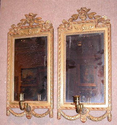 Lot 4293 - Pair of Continental Neoclassical Gilt-Wood...