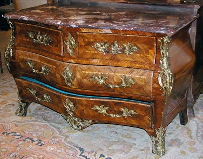 Lot 4416 - Louis XV Gilt-Bronze Mounted Kingwood Commode...