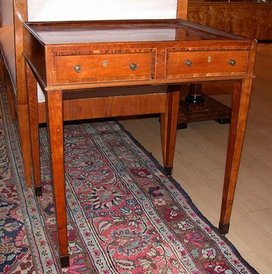 Lot 522 - George III Style Inlaid Mahogany Dish Top...