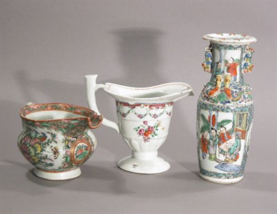 Lot 4272 - Three Chinese Export Porcelain Wares 18th/19th...