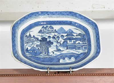 Lot 2188 - Group of Canton Blue and White Porcelain...