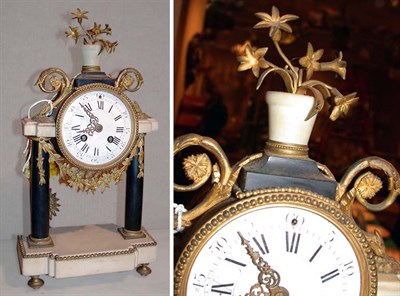 Lot 2651 - Louis XVI Style Gilt-Metal and Marble Pendulum...