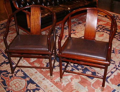 Lot 141 - Set of Eight Mahogany Tsu Chairs Designed by...