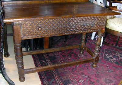 Lot 209 - Baroque Style Fruitwood Side Table Height 28...