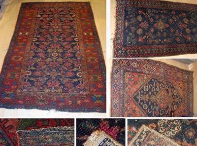 Lot 621 - Three Hamadan Rugs Northwest Persia, first...