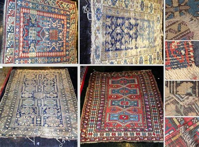 Lot 629 - Group of Four Caucasian Rugs Comprising two...