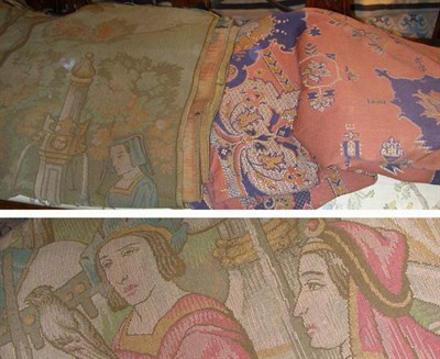 Lot 631 - Jacquard Loom Tapestry Continental, early 20th...