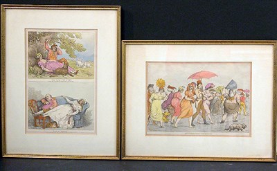 Lot 81 - Thomas Rowlandson NAP IN THE COUNTRY and NAP...