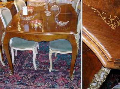Lot 265 - Louis XV Style Gilt-Metal Mounted Inlaid...