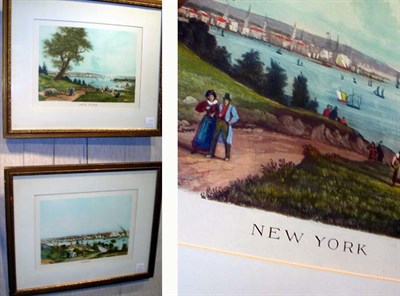 Lot 97 - Artist Unknown BALTIMORE and NEW YORK Two hand-...