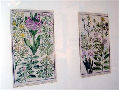 Lot 83 - Artist Unknown [FLOWER STUDIES] Two...