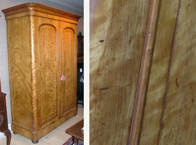 Lot 234 - Louis Philippe Fruitwood Armoire