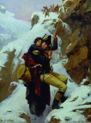 Lot 88 - Adolf Karol Sandoz Polish, b.1845 WOUNDED...