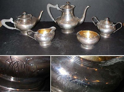 Lot 397 - Bigelow & Kennard Sterling Silver Five-Piece...