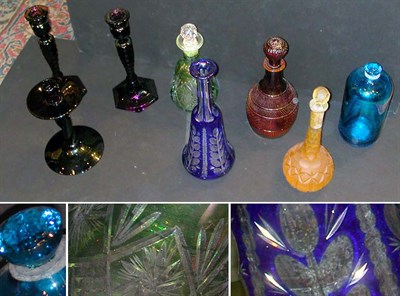 Lot 421 - Miscellaneous Group of Eight Colored and...