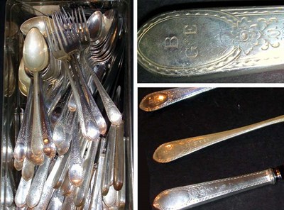 Lot 409 - Sterling Silver Flatware Service Approximately...