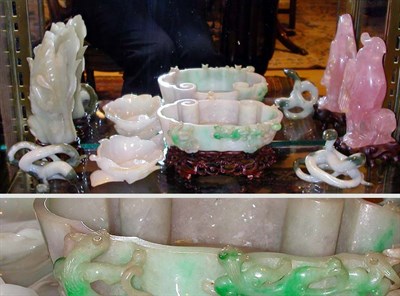 Lot 441 - Miscellaneous Group of Six Asian Hardstone...