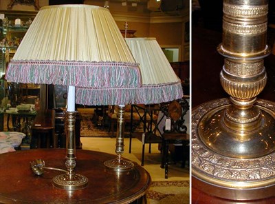 Lot 445 - Pair of Louis XVI Style Gilt-Metal...