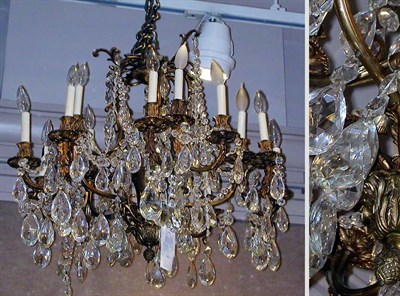 Lot 456 - Louis XV Style Gilt-Metal and Glass...