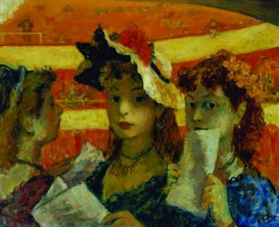 Lot 209 - Robert Philipp 1895-1981 IN THE LOGE Signed...