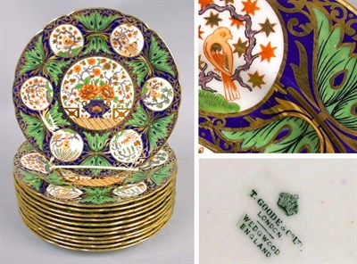 Lot 536 - Twelve Wedgwood Service Plates Retailed by T....