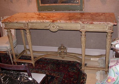 Lot 363 - Louis XVI Marble Top Painted Server