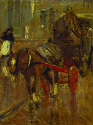 Lot 60 - Maurits Niekerk Dutch, 1871-1940 (i) CARRIAGE...