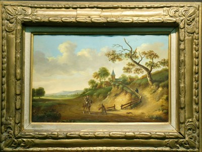 Lot 12 - Continental School 19th Century CHARITY Oil on...