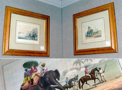 Lot 3057 - After Samuel Howitt HOG HUNTERS IN INDIA GOING...