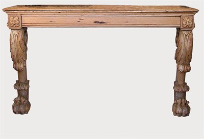 Lot 3001 - George II Style Pine Console The rectangular...