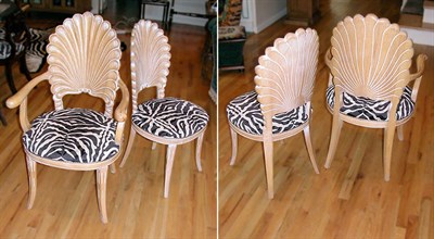 Lot 3152 - Set of Twelve Neoclassical Style Stripped Pine...