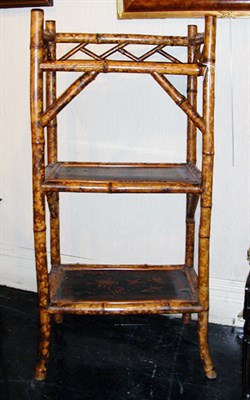 Lot 3022 - Victorian Gilt Decorated Black Lacquered...