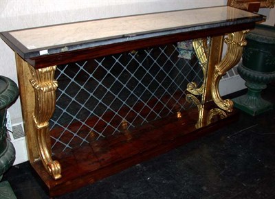 Lot 3279 - William IV Parcel Gilt and Rosewood Console...