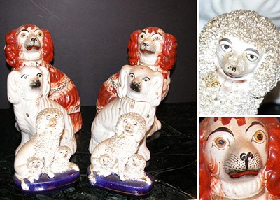 Lot 3175 - Group of Six Staffordshire Pottery Figures of...
