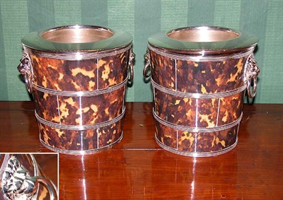 Lot 3188 - Pair of English Silver Plated and Faux...