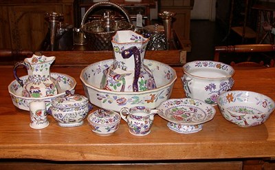 Lot 3196 - Group of English Ironstone Articles 19th...
