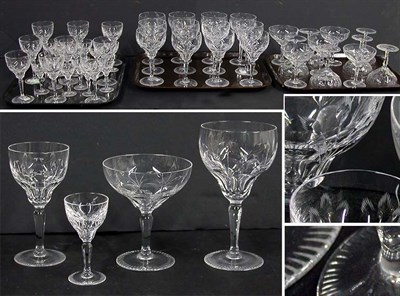 Lot 334 - Miscellaneous Group of Cut Crystal Stemware...