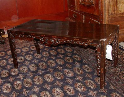 Lot 561 - Chinese Lacquered Low Table
