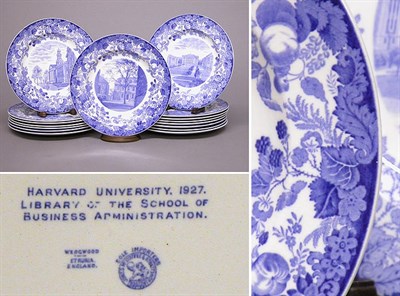 Lot 3138 - Set of Sixteen Wedgwood Blue and White...
