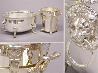 Lot 3059 - Georgian Style Silver Plated Wine Cooler and...